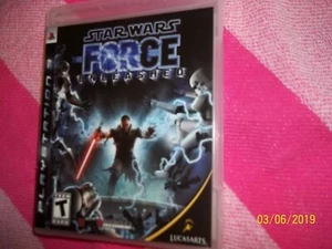 STAR WARS THE FORCE UNLEASHED Sony PlayStation 3, PS3 COMPLETE! BUY IT NOW LOOK - Picture 1 of 2