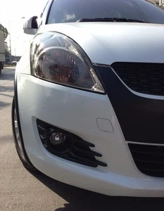 ABS FOG LAMP COVER FOR SWIFT 2011-2014 5D HATCHBACK(FIT ON OEM BUMPER USE) - Picture 1 of 3