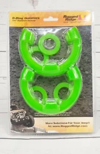 Rugged Ridge D-Ring Isolator Kit 3/4 Inch - Green - Picture 1 of 7