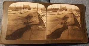 San Francisco photo Capp St 1906 Earthquake damage H C White stereoview - Picture 1 of 7