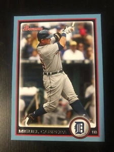 MIGUEL CABRERA 2010 BOWMAN BLUE /520 BASEBALL CARD #115 - DETROIT TIGERS - Picture 1 of 2