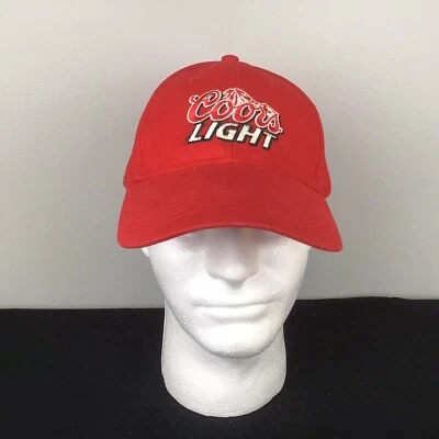 Gorra de béisbol ajustable roja Coors Light Anvil para hombre Foto 1 de 4