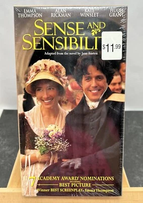 Sense and Sensibility (VHS, 1996, Closed Captioned) NEW/SEALED - Image 1 of 3