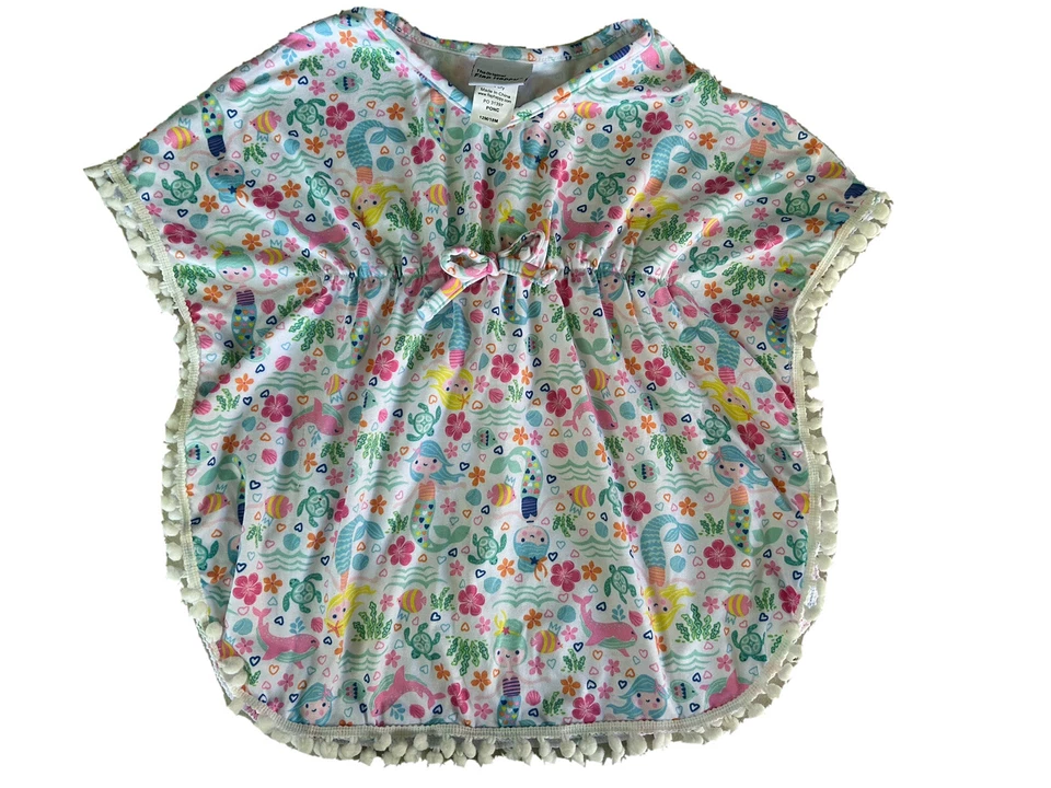 Traje de baño con solapa Happy Girls cubierta 12-18 meses sirena laguna protección UV Foto 1 de 3