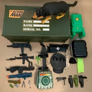 Lote 4 figuras vintage Hasbro Action Man GI Joe accesorios armas piezas años 90’s - Imagen 1 de 8