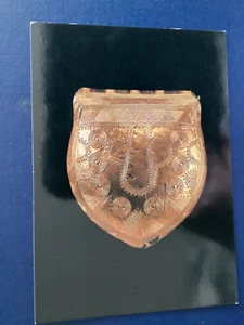 Postcard Gold foil covered lead bulla Allen Bog Museum of Ireland John Hinde B19 - Picture 1 of 2