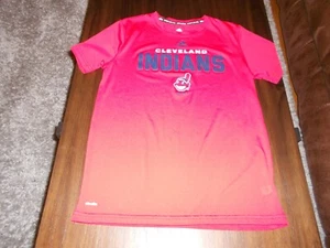 Adidas boys shirt size L large 14 / 16 Cleveland Indians MINT cond   - Picture 1 of 4