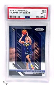 MICHAEL PORTER JR. 2018 Panini PRIZM #32 Graded MINT 9 - Picture 1 of 2