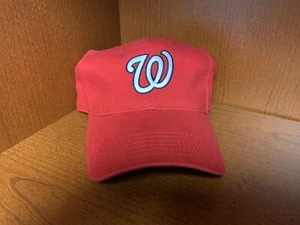 Washington Nationals Basic Red Adjustable OSFA Hat ~ Genuine Merchandise MLB - Picture 1 of 4