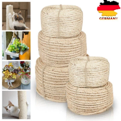 MARKENLOS Sisalseil natur Kratzbaum für Kratzbaum Katzenkratzbaum 6mm 50m