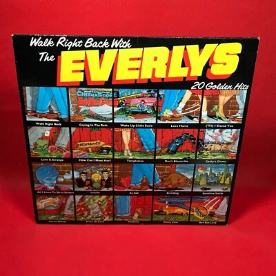 EVERLY BROTHERS Walk Right Back With The Everlys 1975 vinyl LP Best of 20 golden - Image 1 of 4