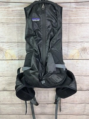 Mochila Patagonia 10L Negra Mini Maratón Corredor Bicicleta Esquí Caminata Escalada Foto 1 de 4