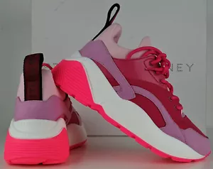 Zapatillas de diseño STELLA MCCARTNEY Eclypse Low Sneaker rosa talla 37 NUEVAS - Imagen 1 de 12