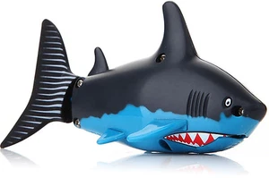 Télécommande RC Micro SHARK robot poisson MINI SHARK jouet d'aquarium - BLEU - CANETTE SODA - Photo 1 sur 12