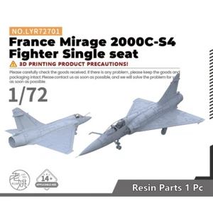 Yao's Studio LYR701 1/72 25mm Modelo France Mirage 2000C-S4 Fighter Asiento Individual - Imagen 1 de 4