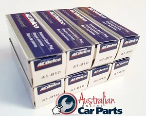 Spark Plugs 8 Pack Acdelco Double Platinum 41810 for V8 5.0l Commodore Statesman - Picture 1 of 1