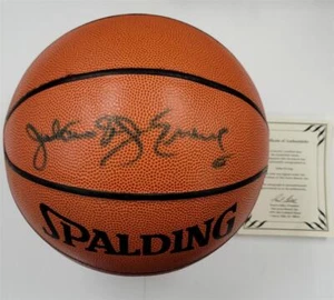 Julius Erving "Dr. J" signed NBA Official Spalding Game Basketball ~ Beckett BAS - Picture 1 of 6