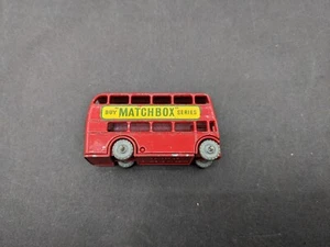 Lesney Matchbox No 5 London Red Doppeldeckerbus Top Zustand - Bild 1 von 7