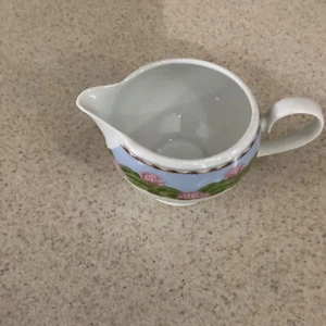 EUC MIKASA CLOISONNE WATER LILY  CREAMERL NEW - Picture 1 of 9