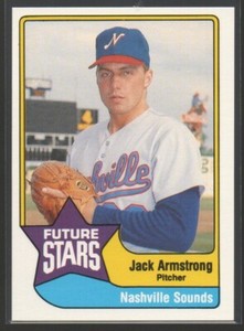 Jack Armstrong 1989 Triple A All-Stars CMC #12  Nashville Sounds Cincinnati Reds