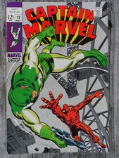 Captain Marvel #13 (Marvel) May 1969, Frank Springer art, Condition – (VF/NM)