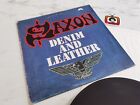SAXON - Denim and Leather ITA 1981 vinile vinyl 33 giri Lp heavy metal