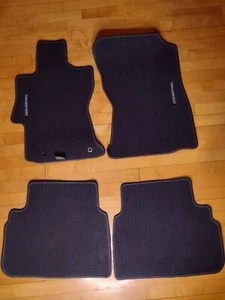 Cross Trek Black Interior Front Rear Carpet Floor Mats 4 Piece Set J5018FL020 - Picture 1 of 3