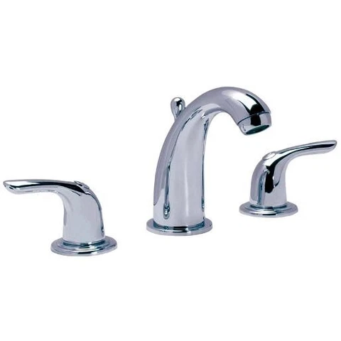 Wolverine Brass Finale Two Handle Widespread Bathroom Faucet With Pop-up, Chrome Cover