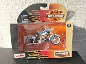 Maisto Harley Davidson 1958 FLH Duo-Glide motocicleta diecast 1:18 serie 27 - Imagen 1 de 3