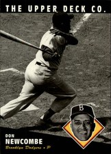 1994 Upper Deck All-Time Heroes Brooklyn Dodgers Baseball Card #72 Don Newcombe