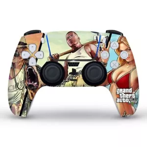 PS5 Controller Skin Aufkleber Vinylfolie GTA Grand Theft für PlayStation 5 - Bild 1 von 1