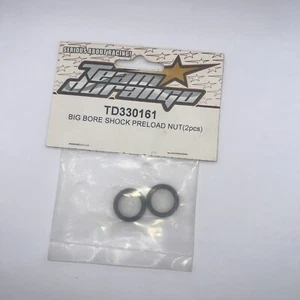 Team Durango Alum Big Bore Shock Preload Nut (2pcs) TD330161 New, DEX210, DEX410 - Picture 1 of 2