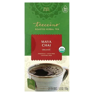 Organic Roasted Herbal Tea, Maya Chai, Caffeine Free, 25 Tea Bags, 5.3 oz (150 - Picture 1 of 3