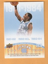 Michael Jordan North Carolina Tar Heels 2010-11 Upper Deck #167 2G
