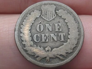 1872 Indian Head Cent Penny- About Good Details, Bold N - Picture 1 of 4