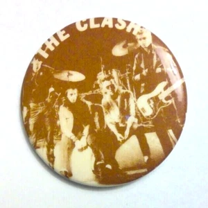 THE CLASH Anstecknadel Vintage 70er Pin Button 1,25" - Bild 1 von 6