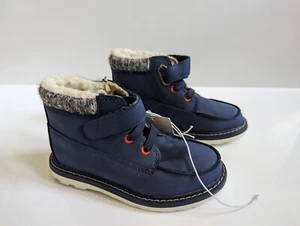 NWT Cat and Jack Toddler Boys Blue Boots Size 10 - Picture 1 of 6