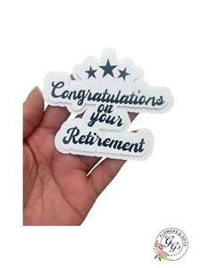 1pc Dimensional Retirement Pick /Cardstock - Picture 1 of 10