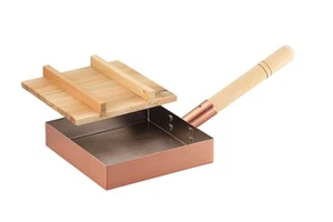 Neu Profi Tamago Eierpfanne Takumi Kanto Typ mit Holzdeckel 18cm Azuma - Bild 1 von 4