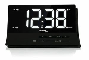 Technoline Digital Wt 482 Funkwecker, Schwarz - Bild 1 von 3