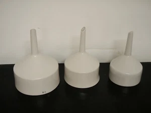 Coors Ceramic Buchner Filter Funnels (QTY of 3) - Picture 1 of 2