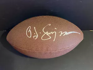OJ Simpson Autographed Wilson Super Grip Football Schwartz Sports COA - Picture 1 of 5