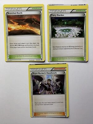 ✨SET OF 3 POKEMON MISCUT MISPRINT CARDS AUTHENTIC CARDS UN GRADED Team Rocket ✨ - Image 1 of 2