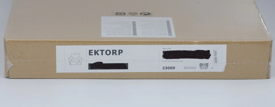IKEA Ektorp Bezug Sessel Hallarp grau Cover Couch Sofa Husse Ersatzbezug Wechsel - Bild 1 von 1