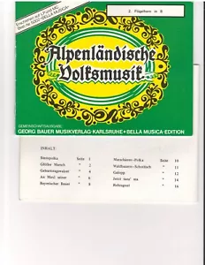 Alpenlandische Volksmusik German Band/Brass Quintet/Oktoberfest Band Sheet Music - Picture 1 of 2
