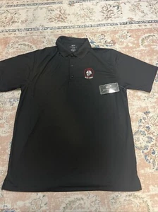 Ultra Club Shirt Herren Large Schwarz Cool Dry Kurzarm Polo Leicht Neu mit Etikett - Bild 1 von 6