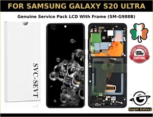 Genuine LCD For Samsung S20 Ultra G998B Original Touch Screen Display Digitizer - Picture 1 of 4