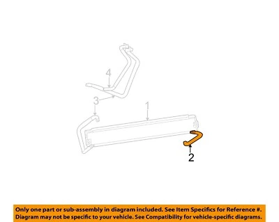 CHRYSLER OEM 06-09 PT Cruiser Cooling Trans Oil Cooler-Outlet Hose 5174523AA Foto 1 de 2