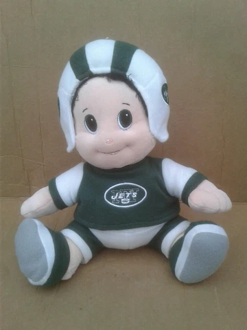 New York Jets 12" Plush Stuffed Mascot EXCELLENT CONDITION FREE SHIPPING Cover