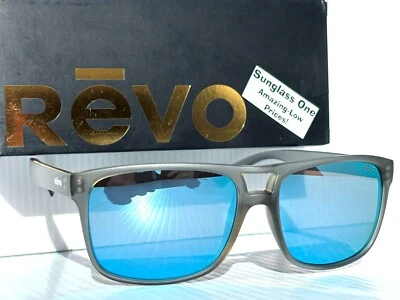 NUEVO Gafas de sol Revo COOPER gris cristal mate polarizadas azul lente de agua 1248 00 BL Foto 1 de 4